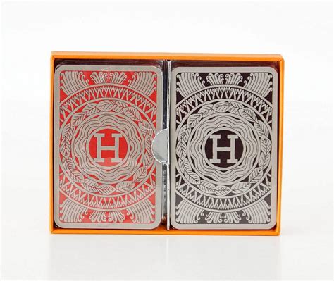 hermes playing cards uk|hermes oversized card set.